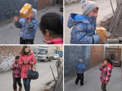 2013让爱传递--郑州奔驰商务车探望爆米花女孩 2013让爱传递--郑州奔驰商务车探望爆米花女孩