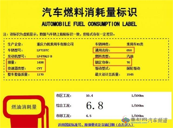 力帆650新车信息曝光 或取代力帆620