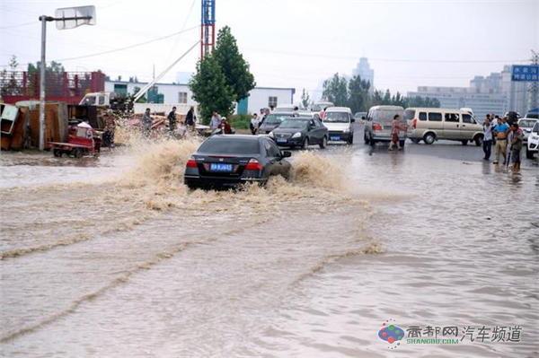 组图：郑州村民积水里捞车牌 一个牌要百元