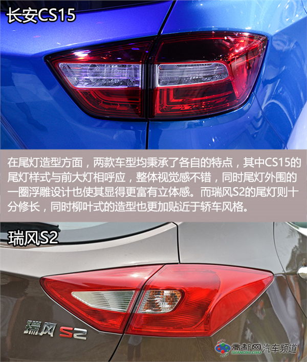 国产小鲜肉之间的对决 长安CS15对比瑞风S2