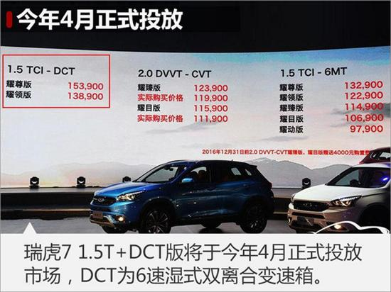 ，DCT变速箱,奇瑞新车，奇瑞变速箱