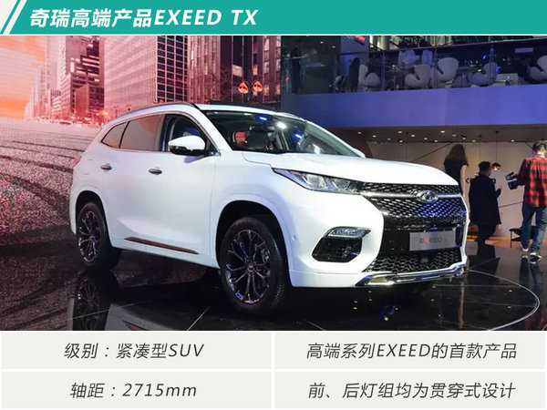 奇瑞新车,奇瑞suv