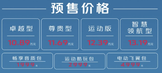 长安UNI-V开启全球预售10.89万元起售